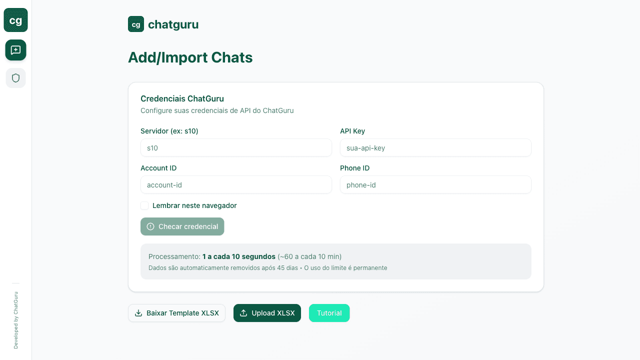 ChatGuru Import Tool screenshot
